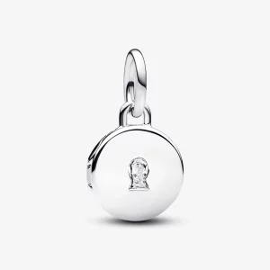(image pour) Charme pendentif médaillon ouvrable et gravable Love - 793066C01