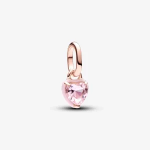 (image pour) Charme pendentif miniature Cœur Chakra Rose Pandora ME - 783042C01
