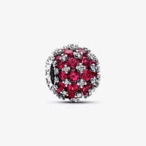 (image pour) Charme rond rose étincelant serti de pierres Pandora - 792630C03