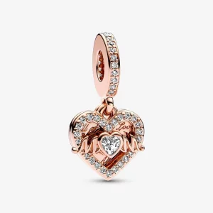 (image pour) Cœur Pandora et Charme à Pampille Maman - 789402C01