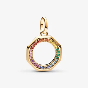 (image pour) Médaille Rainbow Pandora ME à breloque pendante - 763368C01