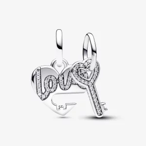 (image pour) Pandora Cœur Scindable et Charme à Pendentif Clé - 793081C01