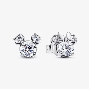 Pandora Disney Boucles d'oreille à clous Étincelants Mickey et Minnie - 293219C01 (image pour) Pandora Disney Boucles d'oreille à clous Étincelants Mickey et Minnie - 293219C01