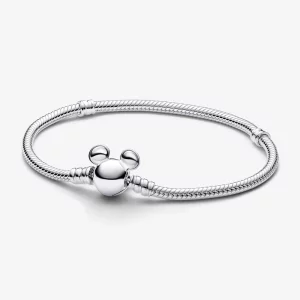 Pandora Disney Bracelet Serpent avec Fermoir Mickey Mouse Moments - 593061C00 (image pour) Pandora Disney Bracelet Serpent avec Fermoir Mickey Mouse Moments - 593061C00
