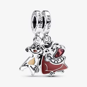 (image pour) Pandora Disney Le Roi Lion Timon & Pumbaa Charme Pendentif Séparable - 793357C01
