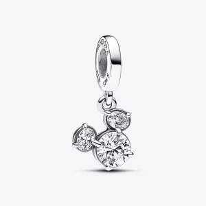 Pandora Disney Tête Étincelante de Mickey Mouse en Silhouette Charm Pendentif - 793031C01 (image pour) Pandora Disney Tête Étincelante de Mickey Mouse en Silhouette Charm Pendentif - 793031C01