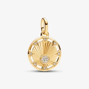 (image pour) Pandora ME Power of the Light Sun Medallion Dangle Charm - 763039C01
