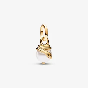 (image pour) Pandora ME Snake Perle Mini Charme Pendant - 763375C01
