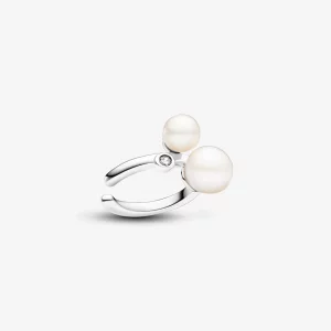(image pour) Pince-oreille Pandora Duo Perles de culture d'eau douce traitées - 293151C01