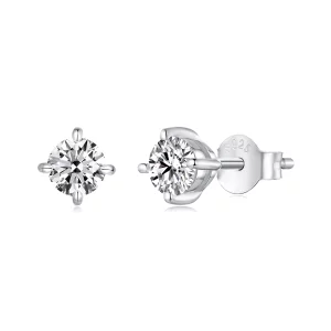 Boucles d'oreilles PANDORA Style 0.5 ct Moissanite - MSE038-M (image pour) Boucles d'oreilles PANDORA Style 0.5 ct Moissanite - MSE038-M