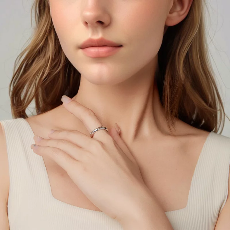 (image pour) Bague ouverte planète céleste Pandora en argent 925 oxydé - BSR692-E - Afficher 6