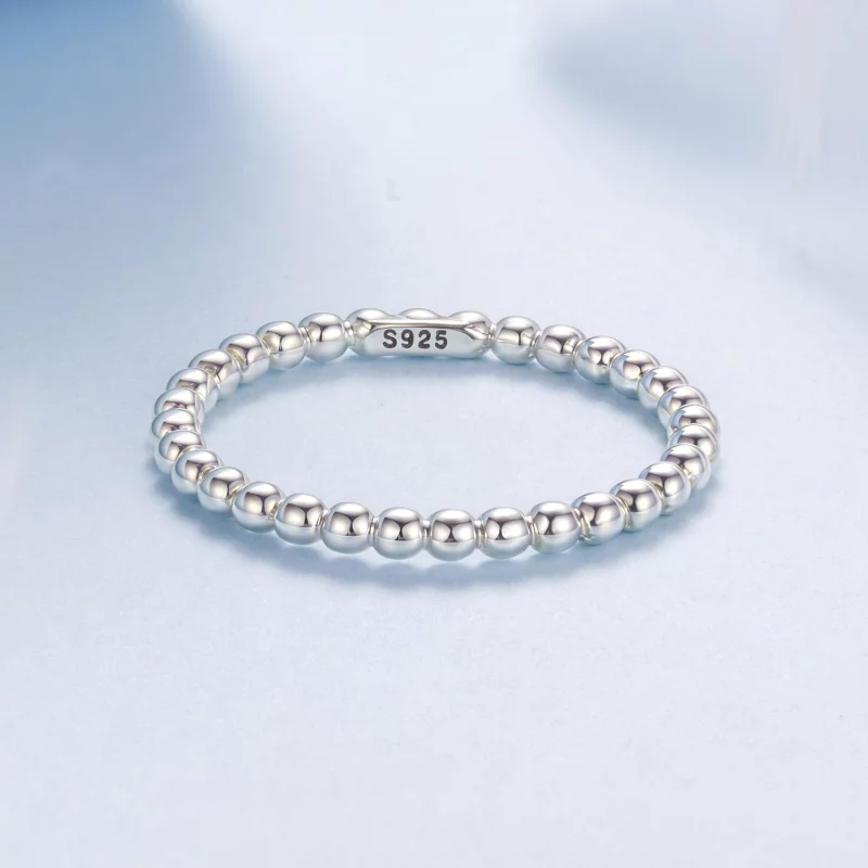 (image pour) Bague Perles Pandora en Argent 925 Oxydé - BSR689 - Afficher 6