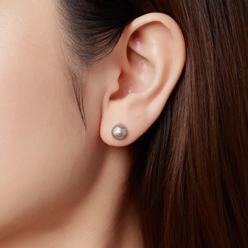 (image pour) Boucles d'oreilles à clous basketball en argent 925 plaqué platine Pandora Style - Afficher 9