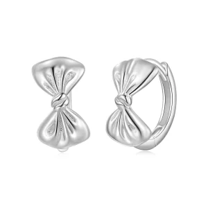 (image pour) Pandora Style S925 Argent Sterling Boucle d'Oreille à Noeud Boucle avec Argenté - BSE1196