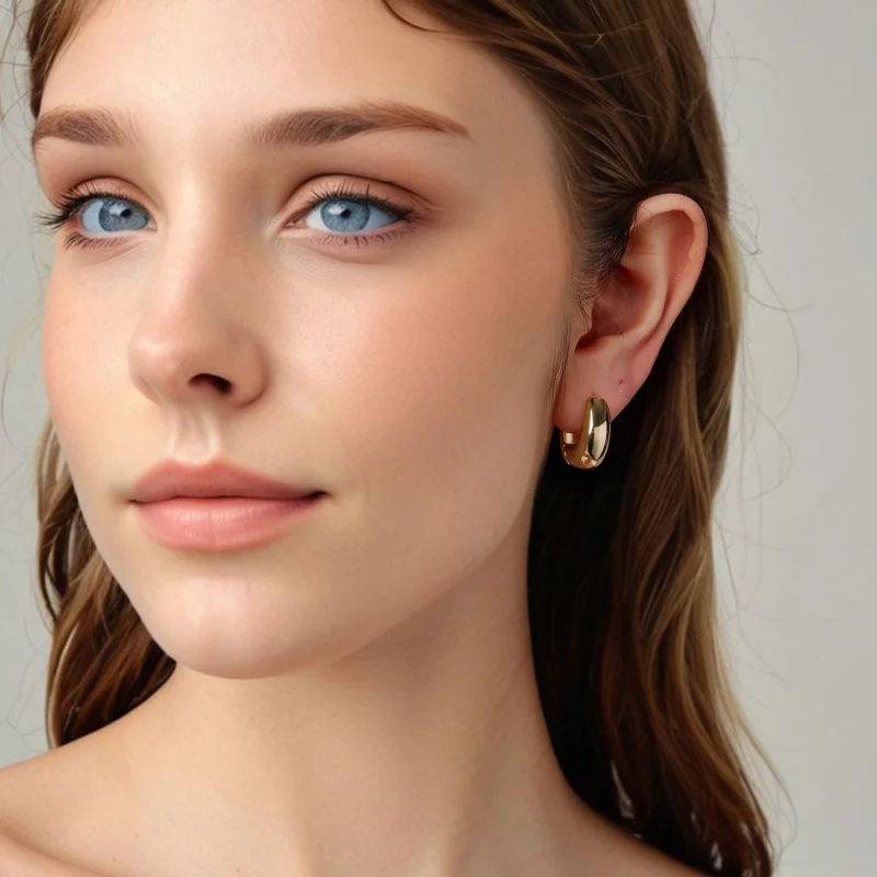 (image pour) Boucles d'oreilles à clous style Pandora avec base en cuivre, tiges en argent 92 - Afficher 8