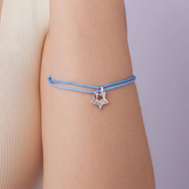 (image pour) Bracelet Pandora Style Étoile Chanceuse en Argent 925 à Finition Oxydée - Charme - Afficher 4
