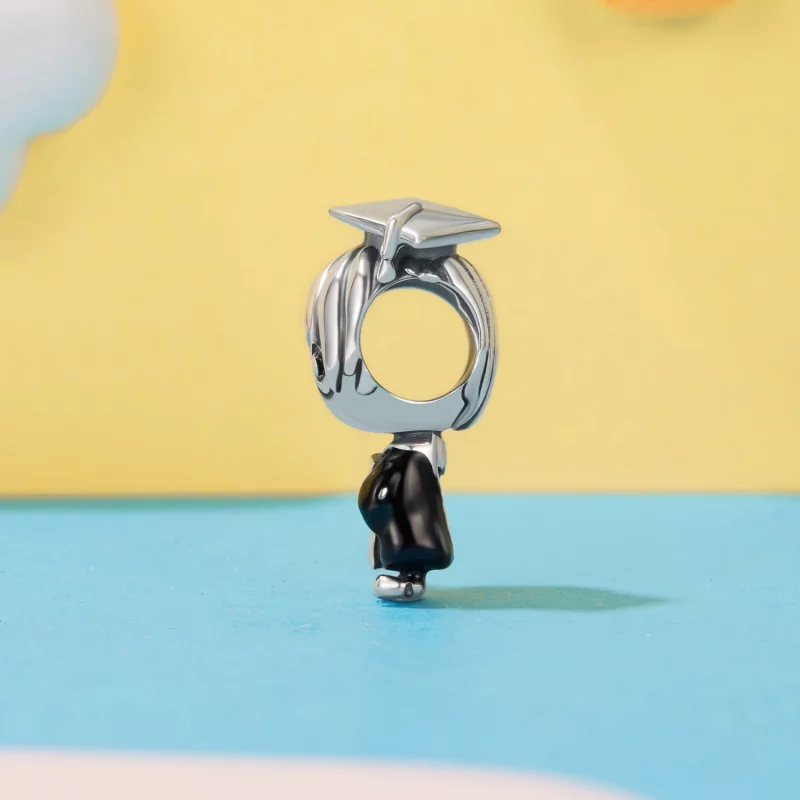 (image pour) Pandora Style Charm Gradué Garçon en Argent 925 - SCC3126 - Afficher 3
