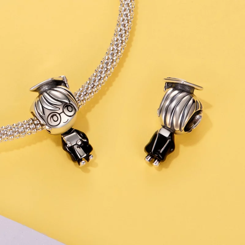 (image pour) Pandora Style Charm Gradué Garçon en Argent 925 - SCC3126 - Afficher 4