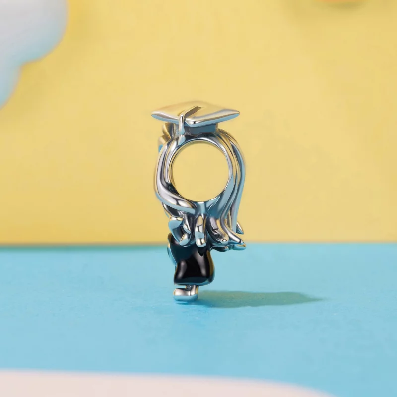 (image pour) Charm Pandora Style Fille Diplômée en Argent 925 - SCC3125 - Afficher 3