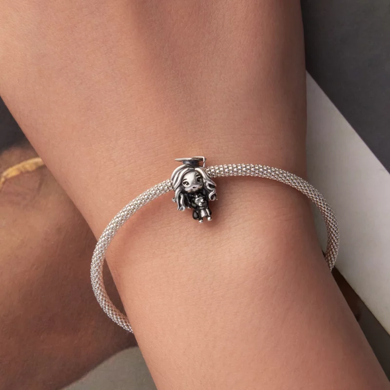 (image pour) Charm Pandora Style Fille Diplômée en Argent 925 - SCC3125 - Afficher 6