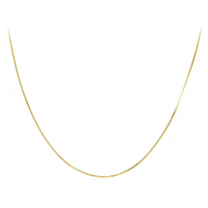 (image pour) Collier Chaîne Serpent Style Pandora - Argent 925 Plaqué Or - SCA032-B