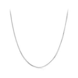 (image pour) Collier Chaîne Serpent en Argent Sterling 925 Plaqué Platine Style Pandora - SCA032