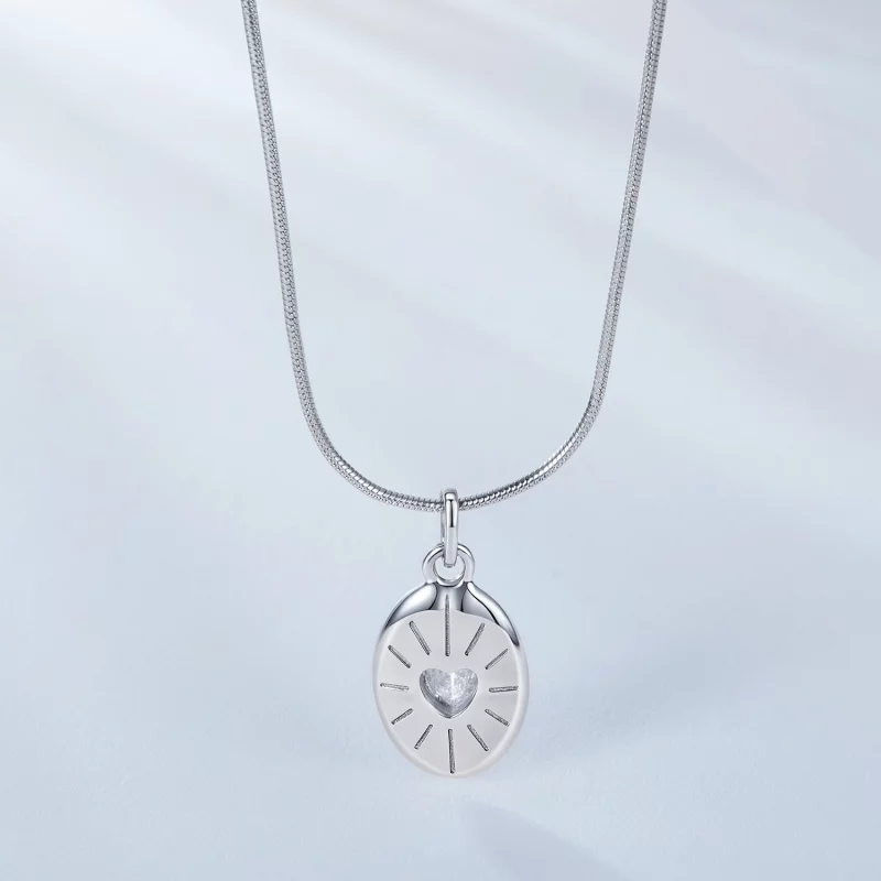 (image pour) Pandora Style Collier Starlight en Argent 925 plaqué Platine avec Zirconium - BS - Afficher 3