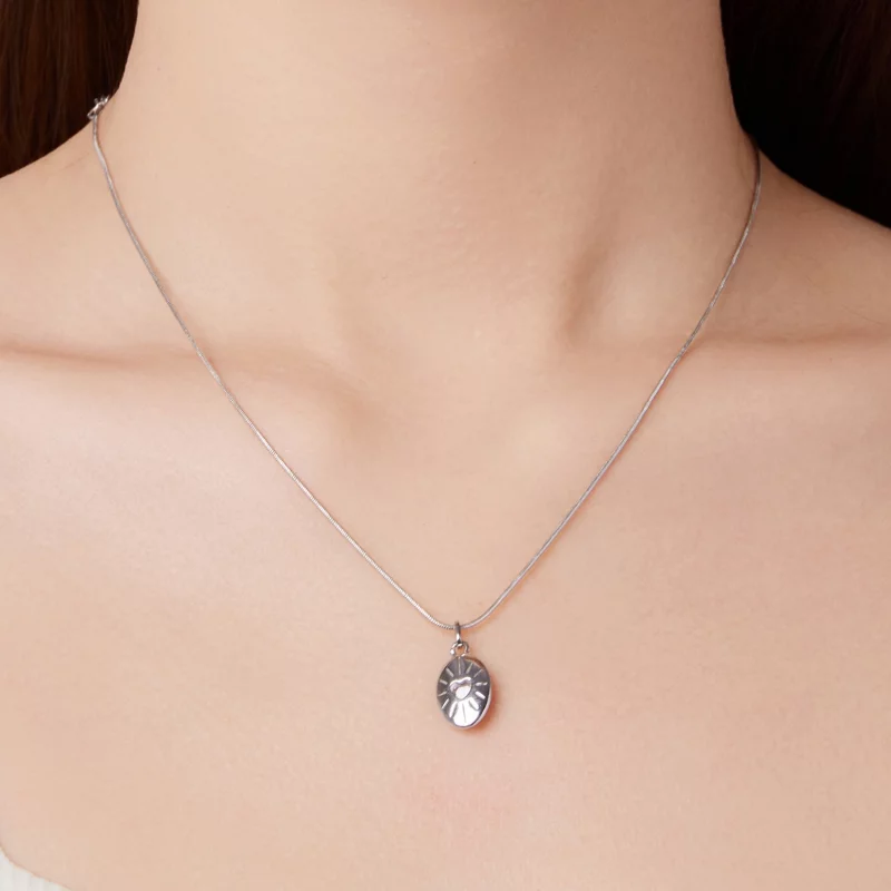 (image pour) Pandora Style Collier Starlight en Argent 925 plaqué Platine avec Zirconium - BS - Afficher 6