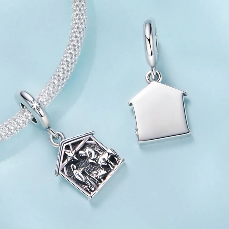 (image pour) Pendent Charm Scène de Nativité Pandora en Argent 925 - SCC3140 - Afficher 4