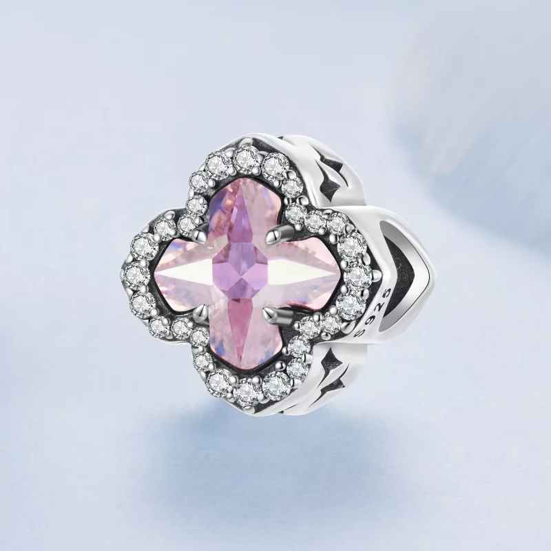 (image pour) Perle Pandora Style Cross Faith en argent 925 avec zirconium cubique et verre - - Afficher 2