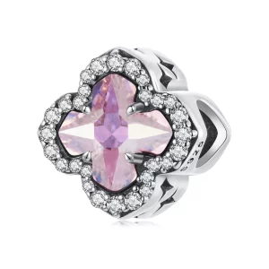 (image pour) Perle Pandora Style Cross Faith en argent 925 avec zirconium cubique et verre - BSC1143