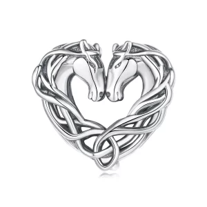 Perle Pandora Style en argent 925 oxydé à double nœud celtique - Charme patrimoine irlandais - SCC3146 (image pour) Perle Pandora Style en argent 925 oxydé à double nœud celtique - Charme patrimoine irlandais - SCC3146