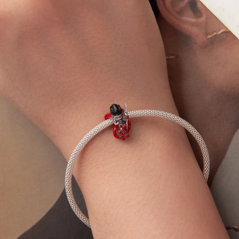 (image pour) Perle Pandora Style Nezha en argent 925 oxydé avec émail - SCC3116 - Afficher 6