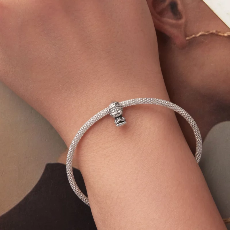 (image pour) Perle Pandora Style Sun Wukong Oxydée en Argent 925 - SCC3122 - Afficher 6