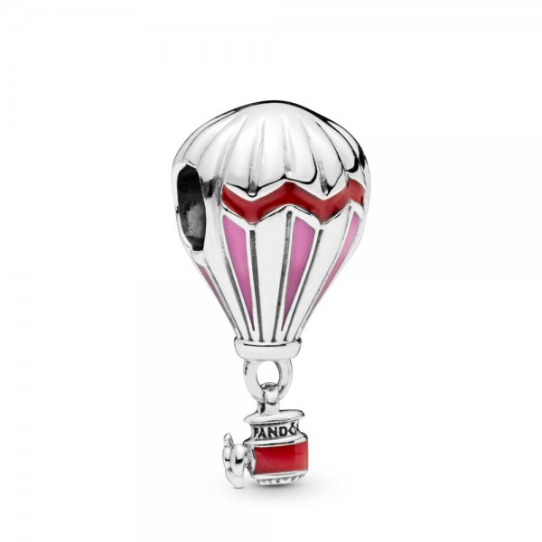 Charm pendant PANDORA Montgolfière en Argent 798055ENMX