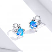 Clous d'Oreilles Style PANDORA Belle pieuvre - SCE881
