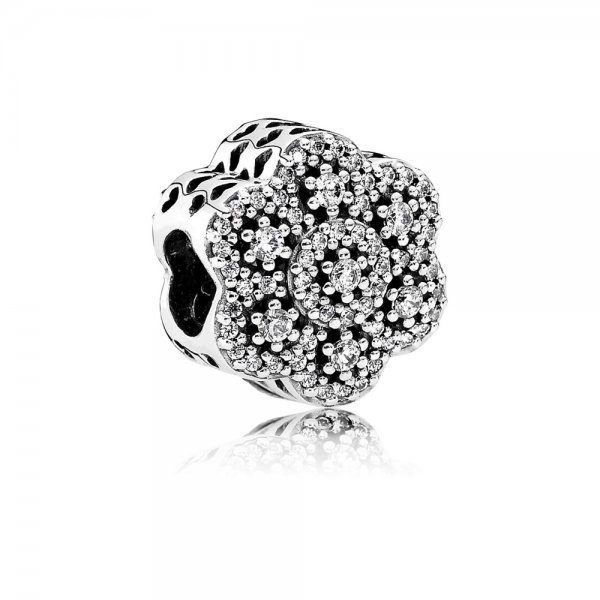 PANDORA - Charm Fleur Cristallisée - 791998cz