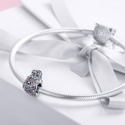 Pendentif de sac de style Pandora Rose - SCC962