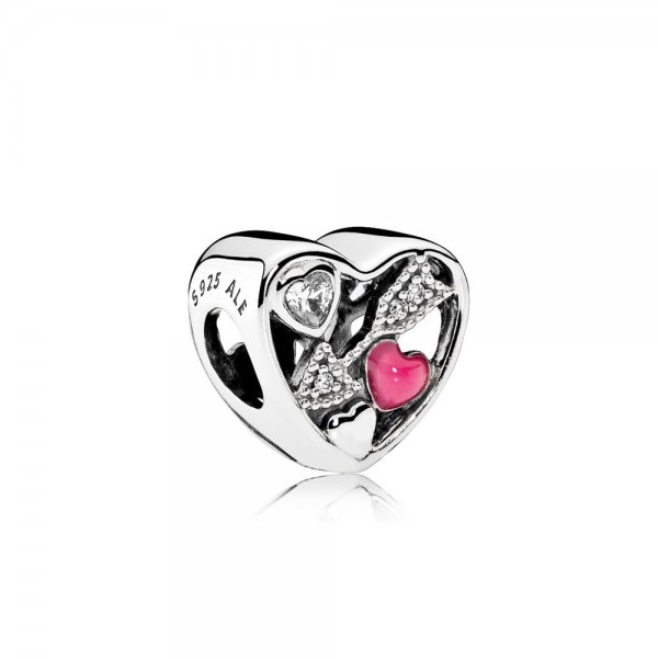 PANDORA - Charm Touché par l'Amour - 792039CZ
