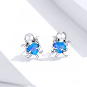 Clous d'Oreilles Style PANDORA Belle pieuvre - SCE881