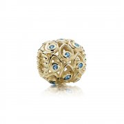 PANDORA - Trésor de l'océan, topaze traitée bleu foncé - 750817TPP