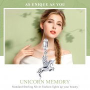 Charm Pendant Style PANDORA Mémoire de licorne - SCC704