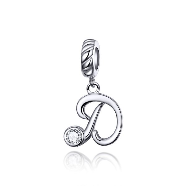 Charm Pendant Style PANDORA Lettre D - SCC1183-D