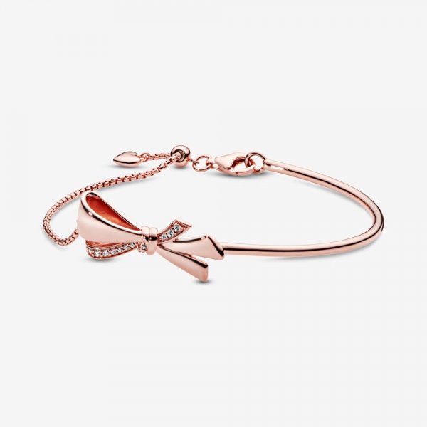 Bracelet Jonc PANDORA Rose Arc orné 587242CZ