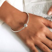 Bracelet argenté de style Pandora - BSB084