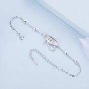 Bracelet à chaîne style Pandora avec l'
