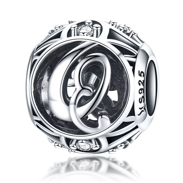 Pendentif de style Pandora avec lettre-Q - SCC738-Q