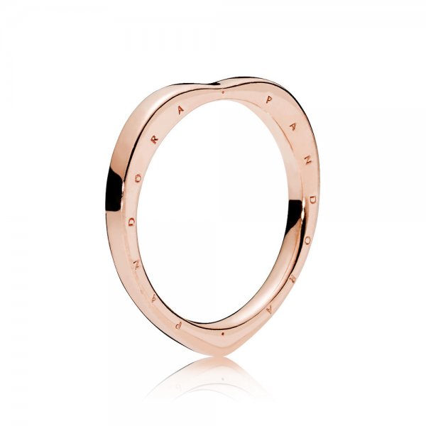Bague DEUX COEURS en PANDORA Rose™ - 187379