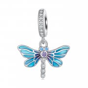Pendentif Dragonfly de style Pandora - BSC665