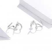 Clous d'Oreilles Style PANDORA Ligne simple - SCE986